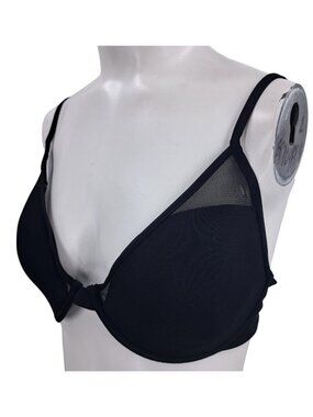 Pepper Classic All You Black Underwire Bra Size 38B Sheer Lined Adjustable